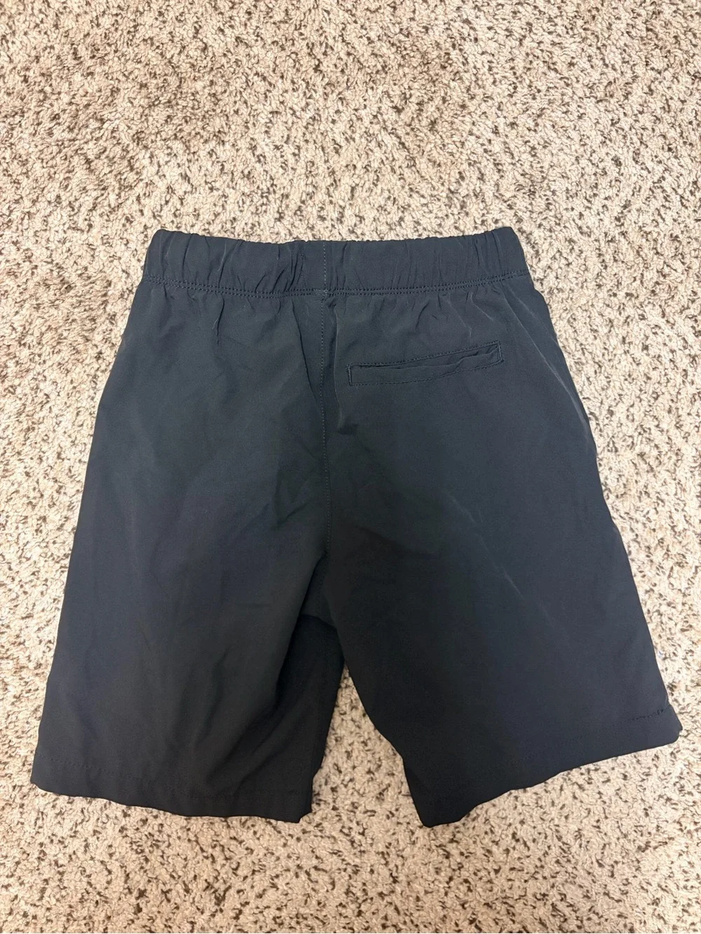 Old Navy Boys Black Athletic Drawstring Shorts Size L 10/12